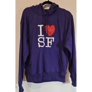 I Heart SF Purple Hoodie Gogo Sports